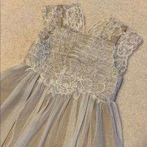 Champagne colored size 4 dress